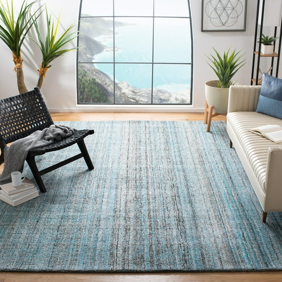 SAFAVIEH Abstract Bailey Striped Area Rug, Blue/Multi, 11' x 15'