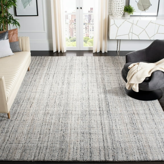 SAFAVIEH Abstract Bailey Striped Area Rug, Camel/Black, 10' x 14'