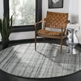 thumbnail image 1 of Safavieh Abstract Bailey Striped Area Rug, Gray/Black, 8' x 8' Round, 1 of 10