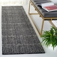thumbnail image 1 of SAFAVIEH Abstract Becky Trellis Runner Rug, Black/Ivory, 2'3" x 6', 1 of 11