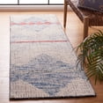 thumbnail image 1 of SAFAVIEH Abstract Bosworth Southwestern Runner Rug, Ivory/Blue, 2'3" x 8', 1 of 11