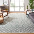 thumbnail image 1 of SAFAVIEH Abstract Brock Geometric Area Rug, Dark Green/Ivory, 8' x 8' Square, 1 of 11