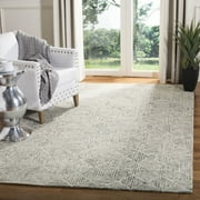 SAFAVIEH Abstract Brock Geometric Area Rug, Green/Ivory, 2' x 3'