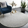 thumbnail image 1 of SAFAVIEH Abstract Brock Geometric Area Rug, Gray/Ivory, 8' x 8' Round, 1 of 11