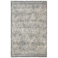 thumbnail image 1 of SAFAVIEH Abstract Caelestinus Ogee Wool Area Rug, Ivory/Charcoal, 4' x 4' Square, 1 of 5