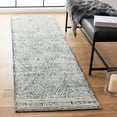 thumbnail image 1 of SAFAVIEH Abstract Caelestinus Ogee Wool Runner Rug, Ivory/Charcoal, 2'3" x 18', 1 of 10