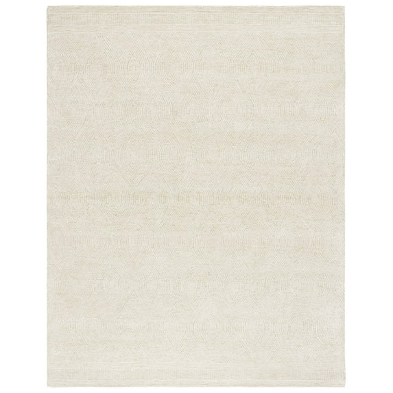 SAFAVIEH Abstract Caelestinus Ogee Wool Area Rug, Green/Ivory, 10' x 14'