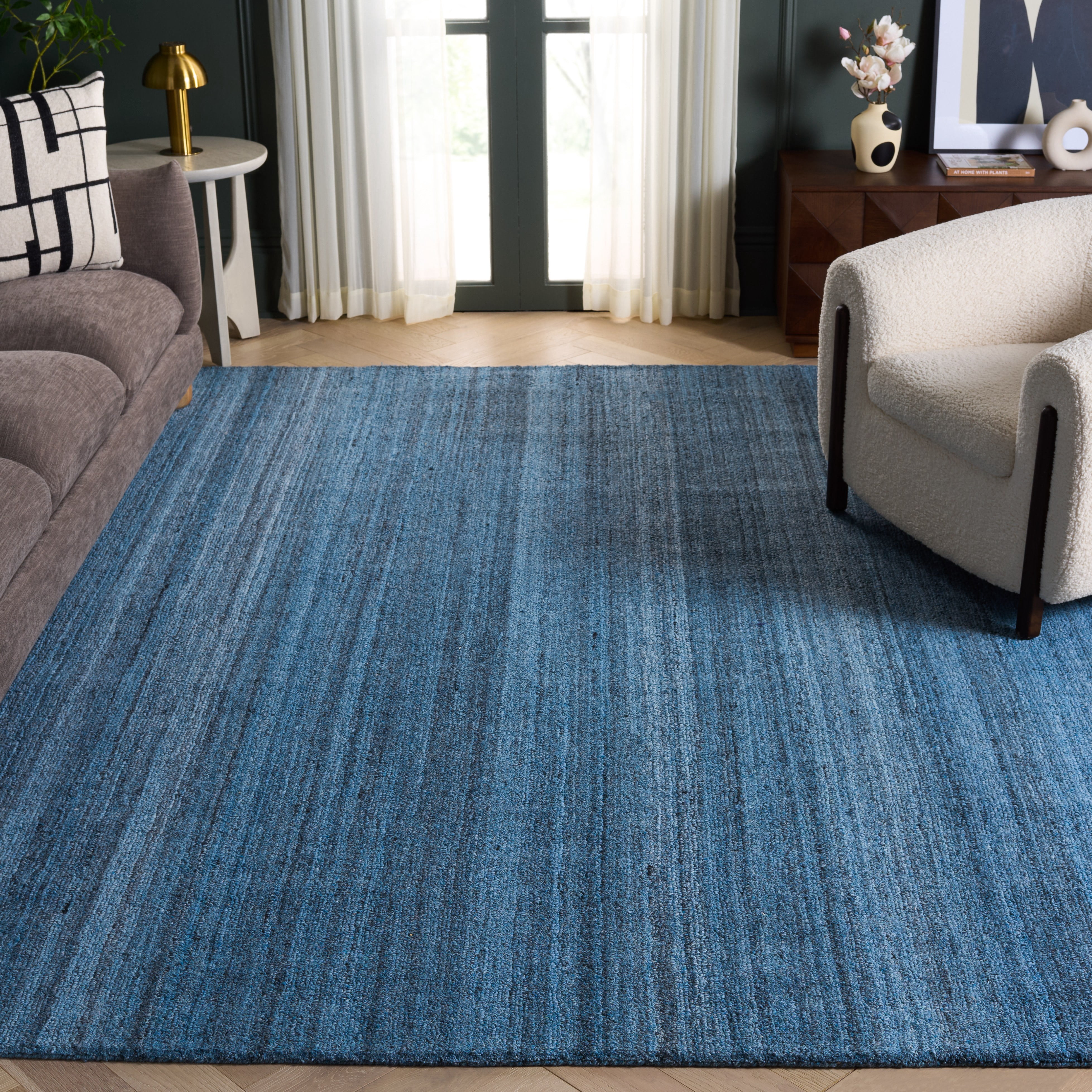 SAFAVIEH Abstract Candelario Solid Area Rug, Gray, 8' x 10'