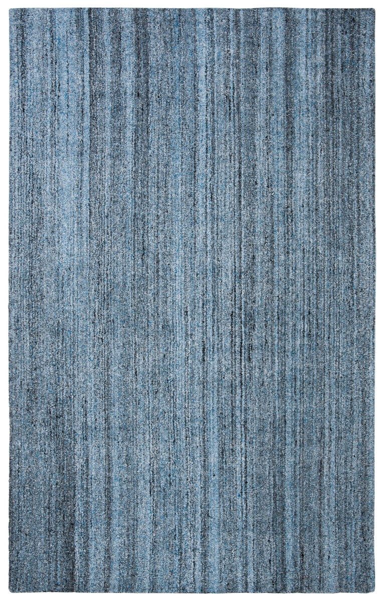 Gray and Blue Handmade Tufted Wool Area Rug