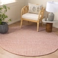 thumbnail image 1 of SAFAVIEH Abstract Careen Geometric Area Rug, Ivory/Blush, 6' x 6' Round, 1 of 10