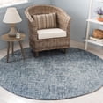 thumbnail image 1 of SAFAVIEH Abstract Carina Solid Area Rug, Blue/Ivory, 6' x 6' Round, 1 of 9