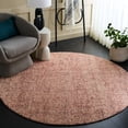 thumbnail image 1 of SAFAVIEH Abstract Carina Solid Area Rug, Rust/Ivory, 6' x 6' Round, 1 of 10