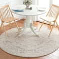 thumbnail image 1 of SAFAVIEH Abstract Carter Oriental Wool Area Rug, Ivory/Blue, 6' x 6' Round, 1 of 11