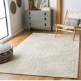 thumbnail image 1 of SAFAVIEH Abstract Christian Floral Wool Area Rug, Ivory/Beige, 5' x 8', 1 of 10