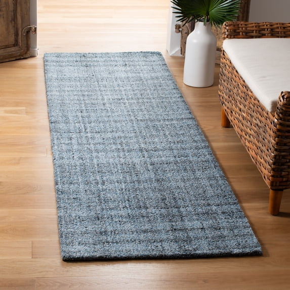 SAFAVIEH Abstract Claes Striped Overdyed Runner Rug, Blue/Black, 2'3" x 8'
