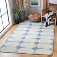 thumbnail image 1 of SAFAVIEH Abstract Clematis Geometric Area Rug, Ivory/Blue, 4' x 6', 1 of 10