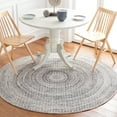 thumbnail image 1 of SAFAVIEH Abstract Cleto Abstract Area Rug, Black/Ivory, 6' x 6' Round, 1 of 11