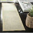 thumbnail image 1 of SAFAVIEH Abstract Clive Bordered Wool Runner Rug, Gold/Gray, 2'3" x 8', 1 of 11