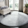 thumbnail image 1 of SAFAVIEH Abstract Clive Bordered Wool Area Rug, Navy/Ivory, 6' x 6' Round, 1 of 8