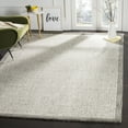 thumbnail image 1 of SAFAVIEH Abstract Clive Bordered Wool Area Rug, Sage/Ivory, 4' x 6', 1 of 9