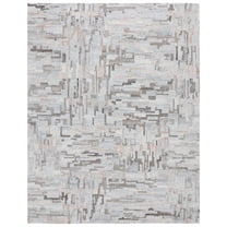 SAFAVIEH Abstract Collin Geometric Area Rug, Gray/Brown, 8' x 10'