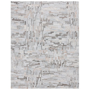 SAFAVIEH Abstract Collin Geometric Area Rug, Gray/Brown, 8' x 10'