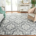 thumbnail image 1 of SAFAVIEH Abstract Constantine Damask Wool Area Rug, Ivory/Navy, 8' x 10', 1 of 11