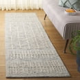 thumbnail image 1 of SAFAVIEH Abstract Coretta Striped Geometric Runner Rug, Light Blue/Ivory, 2'3" x 8', 1 of 10
