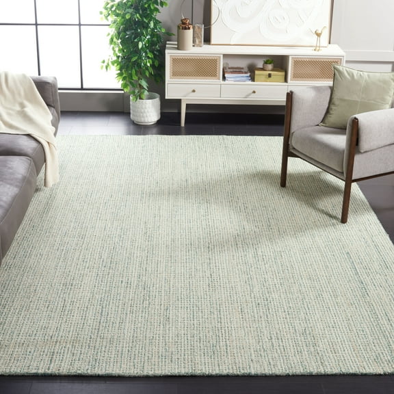SAFAVIEH Abstract Corine Striped Area Rug, Green/Ivory, 9' x 12'