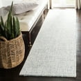 thumbnail image 1 of SAFAVIEH Abstract Dalia Geometric Runner Rug, Ivory/Blue, 2'3" x 18', 1 of 9