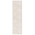 thumbnail image 1 of SAFAVIEH Abstract Dania Diamond Runner Rug, Beige/Ivory, 2'3" x 8', 1 of 9