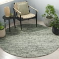 thumbnail image 1 of Safavieh Abstract Delia Distressed Wool Area Rug, Green/Ivory, 6' x 6' Round, 1 of 10