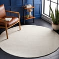 thumbnail image 1 of Safavieh Abstract Delia Distressed Wool Area Rug, Ivory/Beige, 12' x 12' Round, 1 of 11