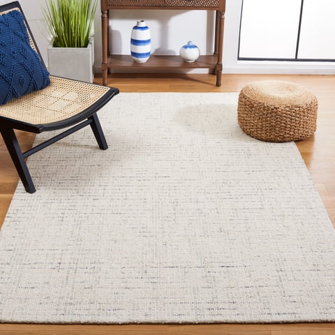 Safavieh Abstract Delia Distressed Wool Area Rug, Ivory/Light Gray, 2' x 3'