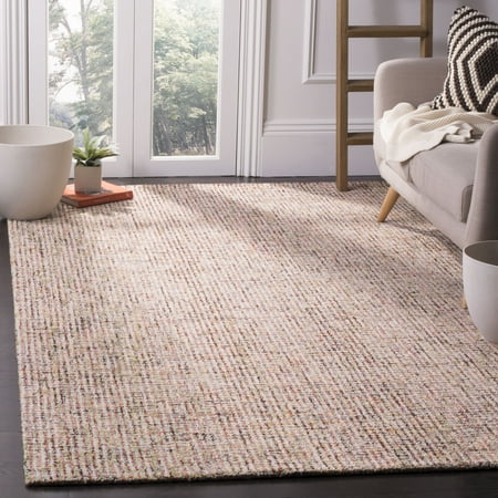 Safavieh Abstract Delia Distressed Wool Area Rug, Beige/Rust, 5' x 8'
