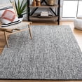 thumbnail image 1 of Safavieh Abstract Delia Distressed Wool Area Rug, Black/Ivory, 2' x 3', 1 of 13