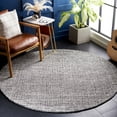 thumbnail image 1 of Safavieh Abstract Delia Distressed Wool Area Rug, Black/Ivory, 8' x 8' Round, 1 of 11