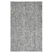 SAFAVIEH Abstract Delia Geometric Wool Area Rug, Dark Grey/Ivory, 2' x 3'