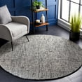 thumbnail image 1 of Safavieh Abstract Delia Distressed Wool Area Rug, Dark Gray/Ivory, 6' x 6' Round, 1 of 12