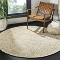 thumbnail image 1 of Safavieh Abstract Delia Distressed Wool Area Rug, Gold/Blue, 4' x 4' Round, 1 of 8