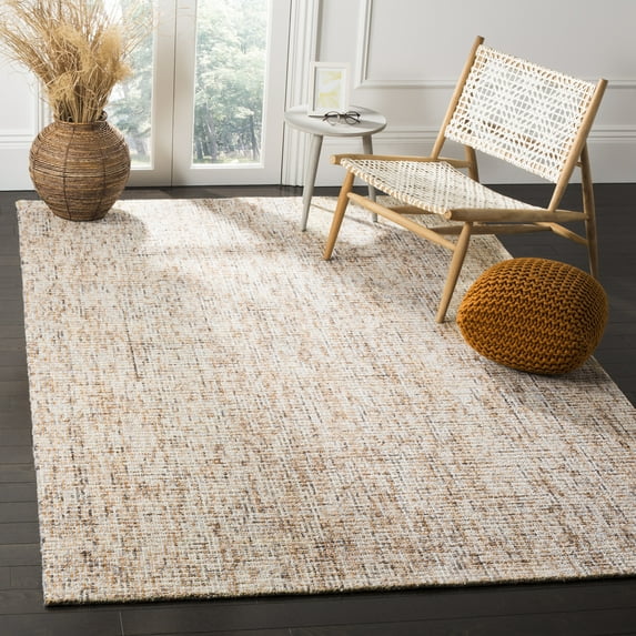 Safavieh Abstract Delia Distressed Wool Area Rug, Gold/Blue, 4' x 6'