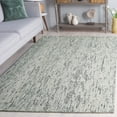 thumbnail image 1 of Safavieh Abstract Delia Distressed Wool Area Rug, Green/Ivory, 8' x 10', 1 of 11
