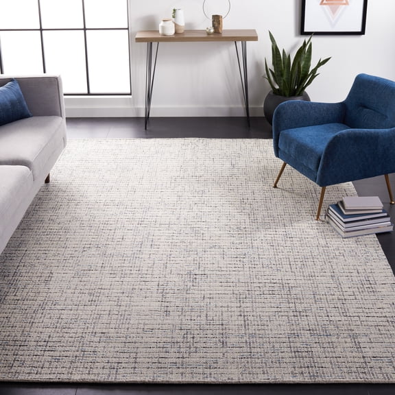 Safavieh Abstract Delia Distressed Wool Area Rug, Gray/Ivory, 10' x 14'