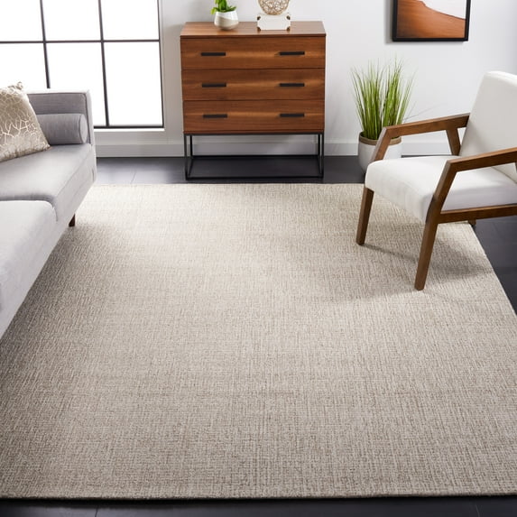 Safavieh Abstract Delia Distressed Wool Area Rug, Ivory/Gray, 11' x 15'