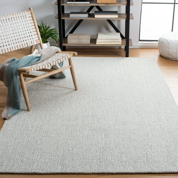 Safavieh Abstract Delia Distressed Wool Area Rug, Light Gray/Ivory, 3' x 5'