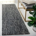 thumbnail image 1 of Safavieh Abstract Delia Distressed Wool Runner Rug, Black/Gray, 2'3" x 8', 1 of 12