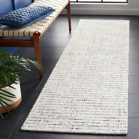 Safavieh Abstract Delia Distressed Wool Runner Rug, Gray/Ivory, 2'3" x 6'