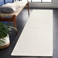thumbnail image 1 of Safavieh Abstract Delia Distressed Wool Runner Rug, Ivory/Beige, 2'3" x 14', 1 of 12