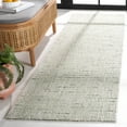 thumbnail image 1 of Safavieh Abstract Delia Distressed Wool Runner Rug, Sage/Ivory, 2'3" x 8', 1 of 10