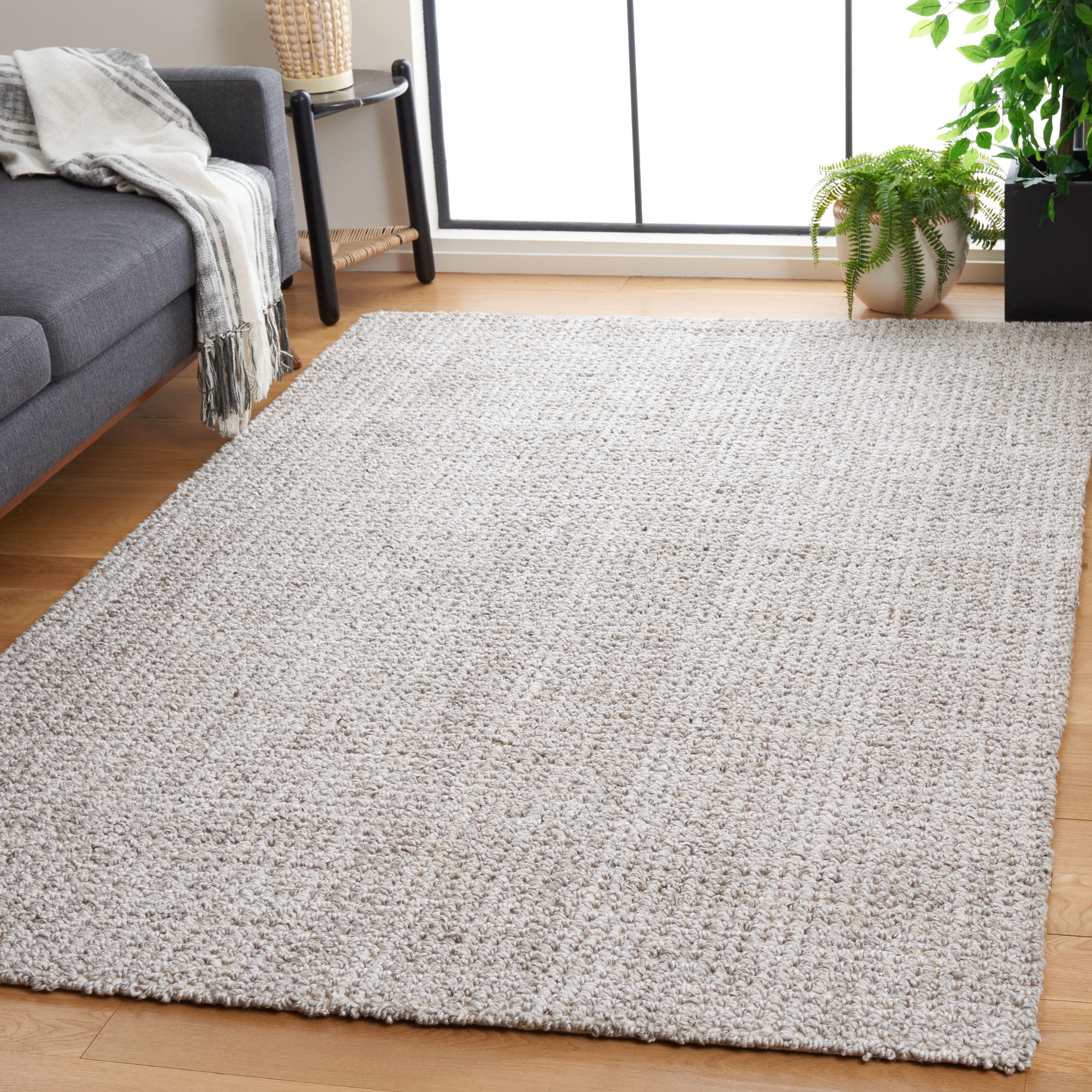 SAFAVIEH Abstract Deloris Trellis Area Rug, Light Brown/Gray, 5' x 8'